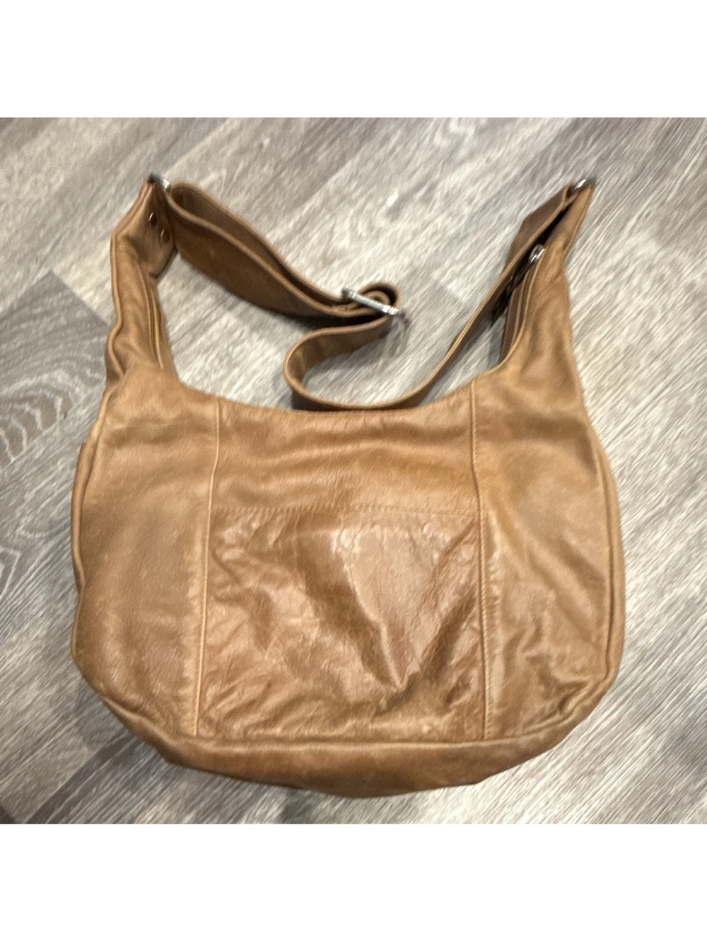 Coronado Leather CCW Concealed Carry Purse Hobo Handbag Brown USA With Key
